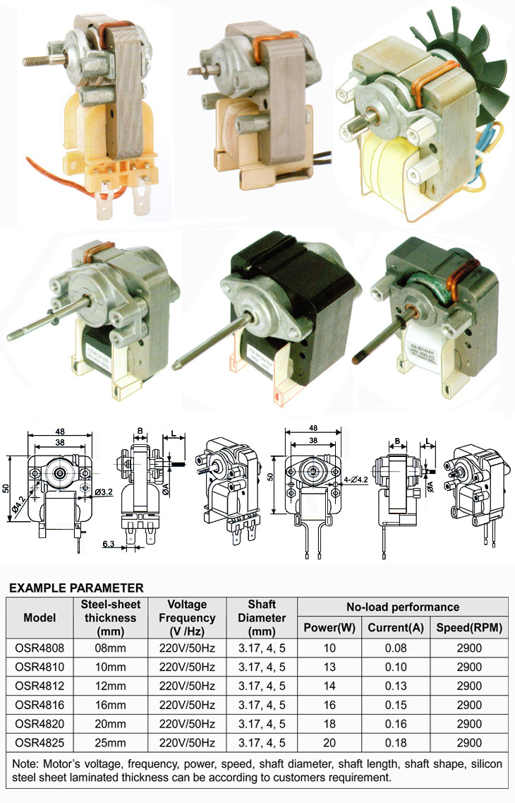 The <a href=http://www.motor-chinese.com target='_blank'>single phase motor</a> can be used fan